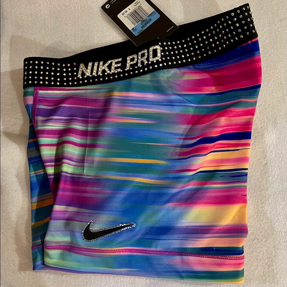Adult Medium Nike pro shorts with bling